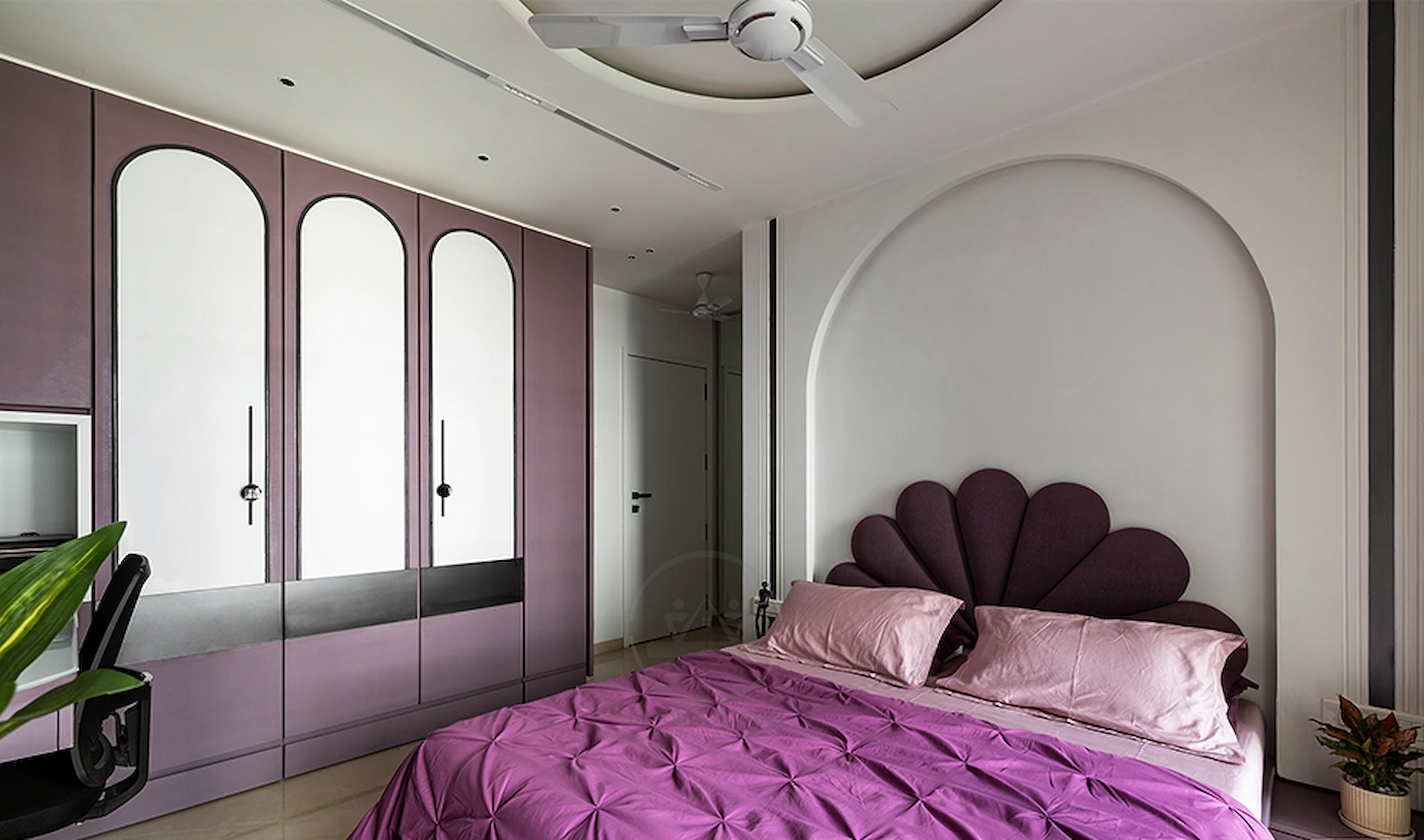 Kids&rsquo; Bedroom — Maison Courbe, residence in Mumbai by Dimora Designz