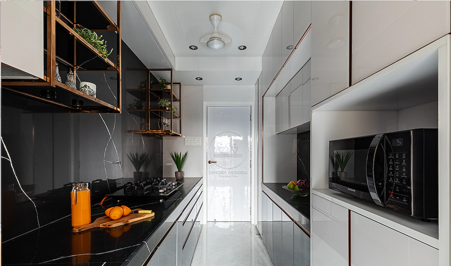 Kitchen — Vansh Oasis, residence in Mumbai by Dimora Designz
